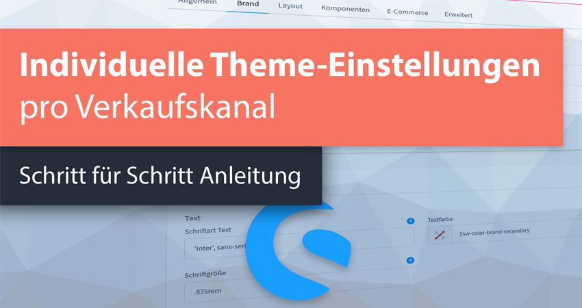 Shopware 6 Individuelle Theme Einstellungen pro Verkaufskanal